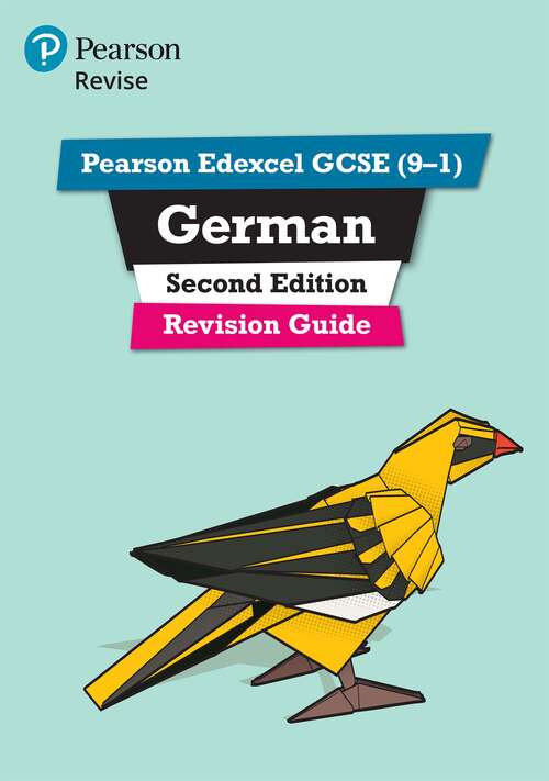 Book cover of Pearson Edexcel GCSE (9-1) German Revision Guide (2nd Edition) (PDF)