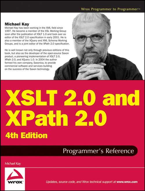 Book cover of XSLT 2.0 and XPath 2.0 Programmer's Reference (4)
