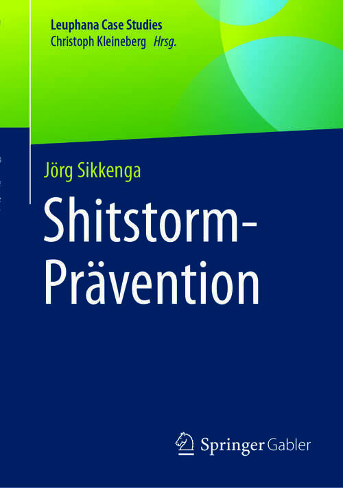 Book cover of Shitstorm-Prävention