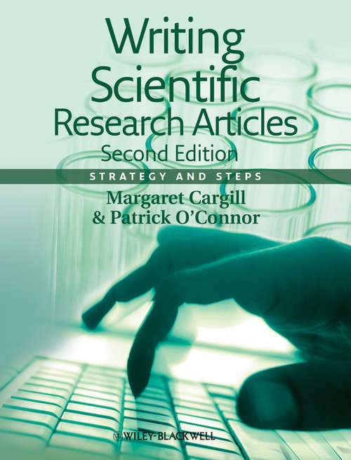 Book cover of Writing Scientific Research Articles: Strategy and Steps (2)