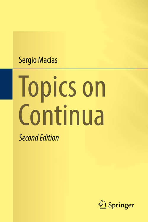 Book cover of Topics on Continua