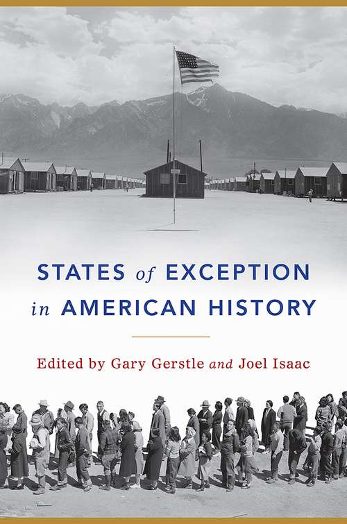 Book cover of States of Exception in American History