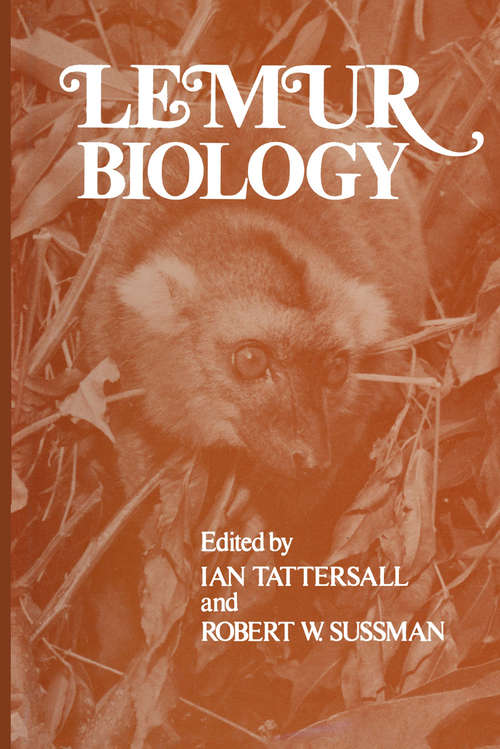 Book cover of Lemur Biology (1975)