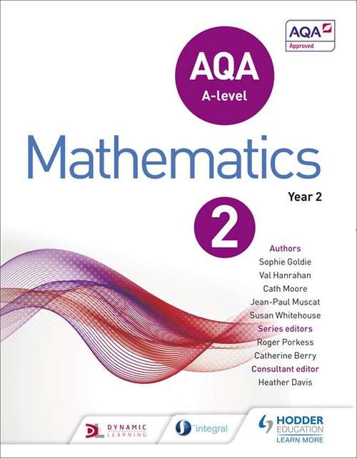 Book cover of AQA A Level Mathematics Year 2