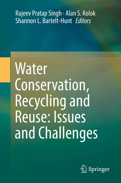 Book cover of Water Conservation, Recycling and Reuse: Issues and Challenges (1st ed. 2019)