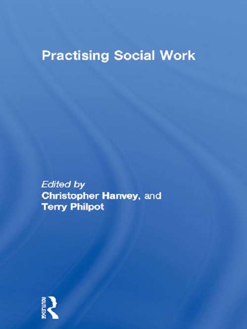 Book cover of Practising Social Work