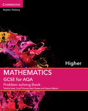 Book cover of GCSE Mathematics for AQA Higher Problem-solving Book (PDF)