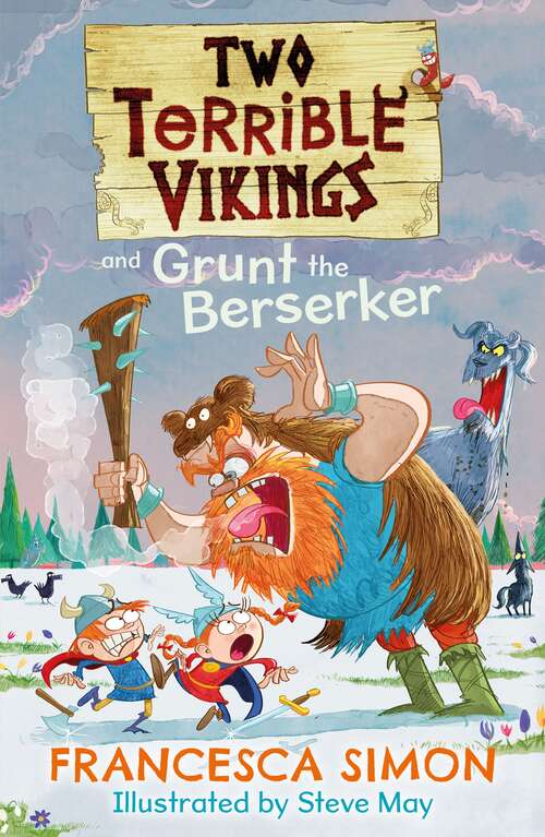 Book cover of Two Terrible Vikings and Grunt the Berserker (Main)