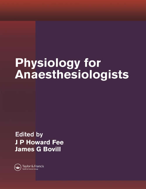 Book cover of Physiology for Anaesthesiologists
