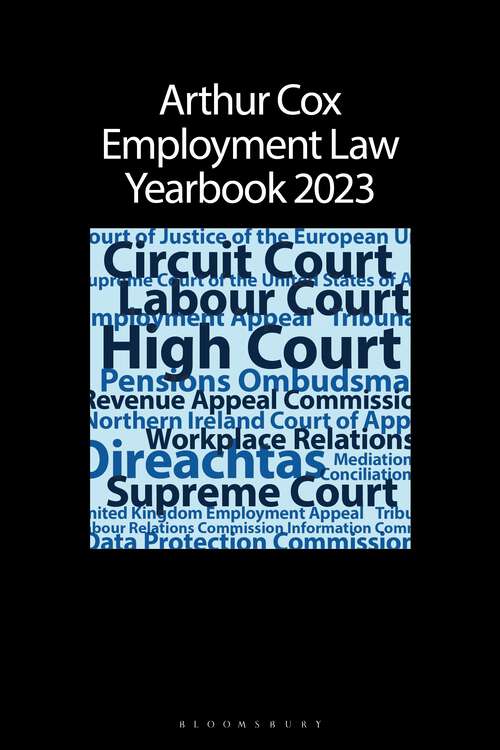 Book cover of Arthur Cox Employment Law Yearbook 2023