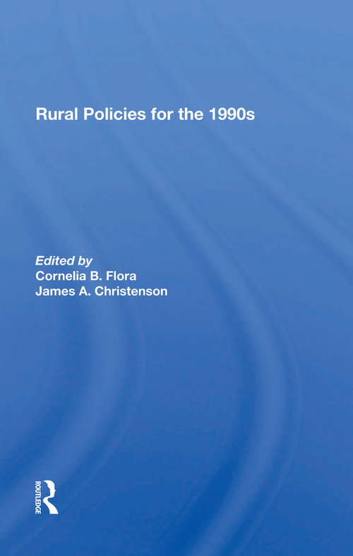 Book cover of Rural Policies For The 1990s