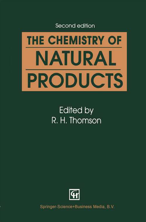 Book cover of The Chemistry of Natural Products (2nd ed. 1993)
