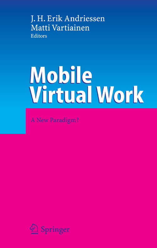 Book cover of Mobile Virtual Work: A New Paradigm? (2006)