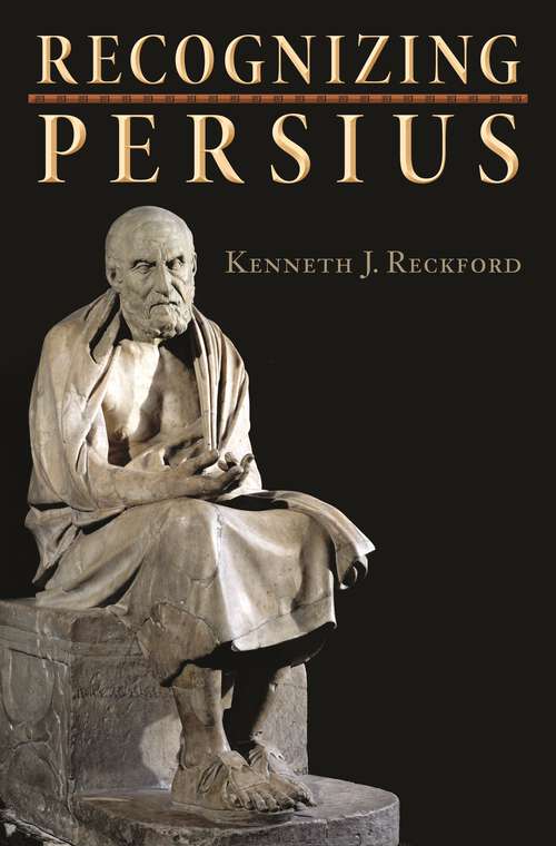 Book cover of Recognizing Persius