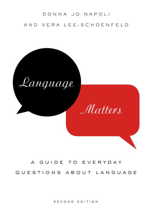 Book cover of Language Matters: A Guide to Everyday Questions About Language (2)