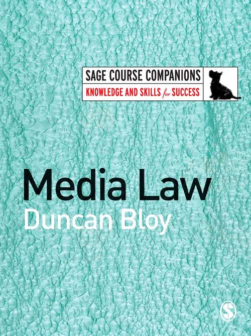 Book cover of Media Law (PDF)