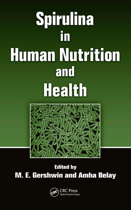 Book cover of Spirulina in Human Nutrition and Health
