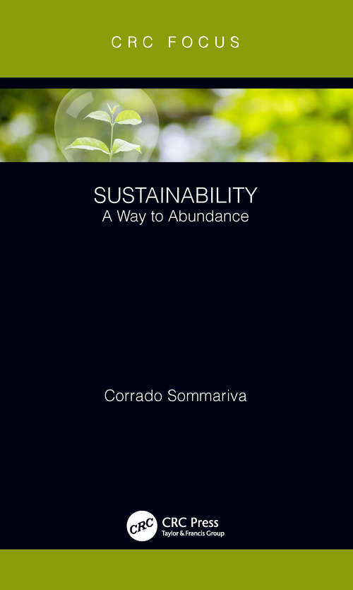 Book cover of Sustainability: A Way to Abundance