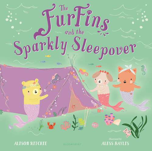 Book cover of The FurFins and the Sparkly Sleepover (FurFins)