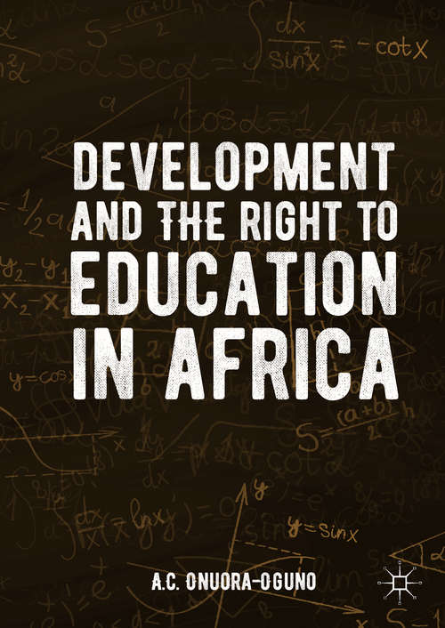 Book cover of Development and the Right to Education in Africa