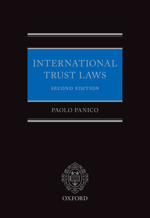 Book cover of International Trust Laws