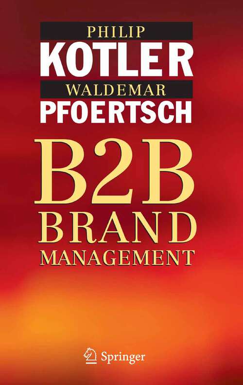 Book cover of B2B Brand Management (2006)