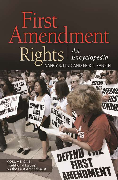 Book cover of First Amendment Rights [2 volumes]: An Encyclopedia [2 volumes]