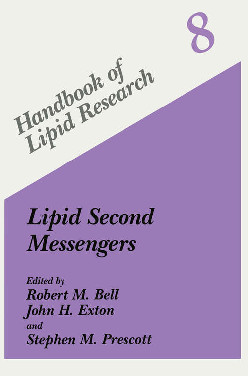 Book cover of Lipid Second Messengers (1996) (Handbook of Lipid Research #8)
