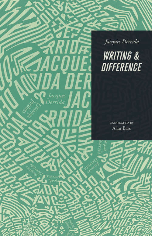 Book cover of Writing and Difference (2)