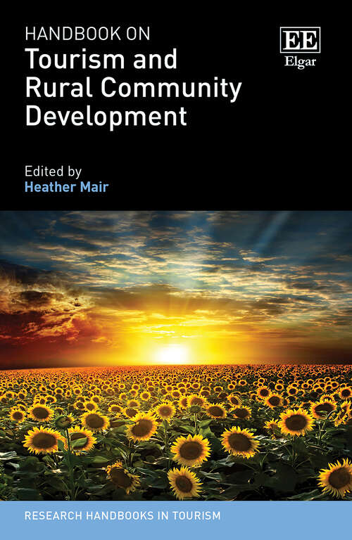 Book cover of Handbook on Tourism and Rural Community Development (Research Handbooks in Tourism series)
