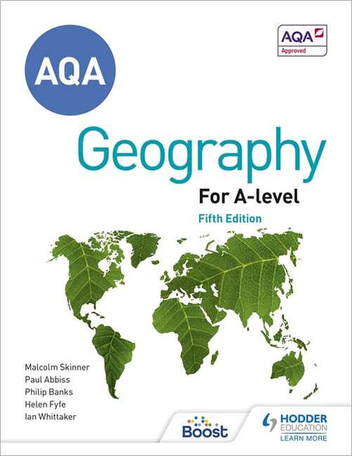 Book cover of AQA A-level Geography Fifth Edition