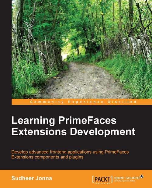 Book cover of Learning PrimeFaces Extensions Development