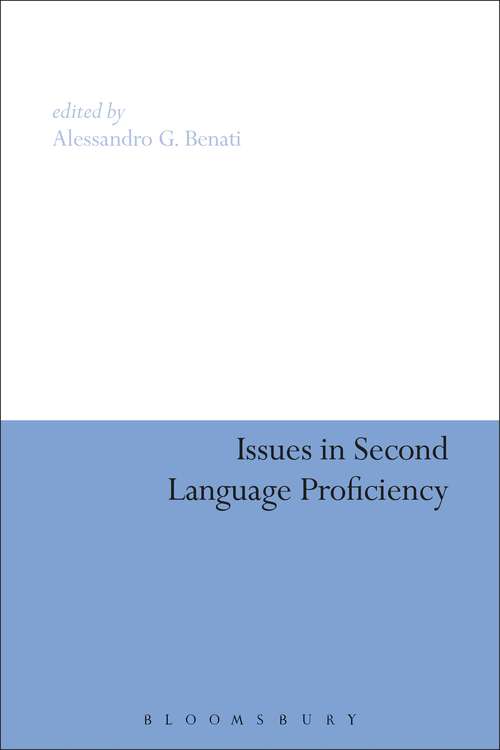 Book cover of Issues in Second Language Proficiency