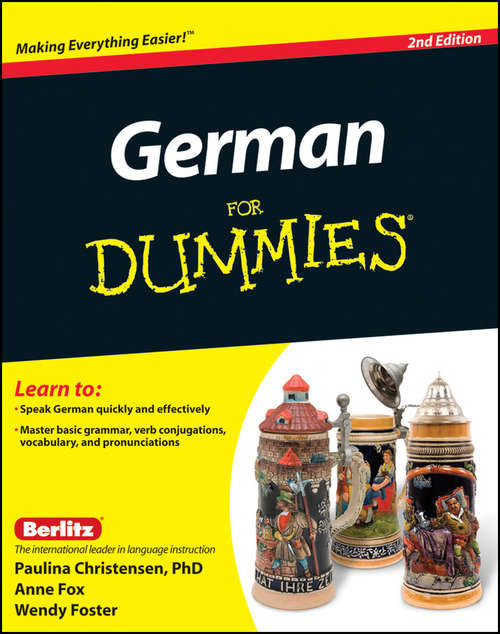 Book cover of German For Dummies (2)