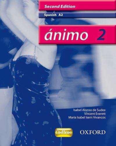 Book cover of Animo 2 Spanish A2: Student Book (2nd edition) (PDF)