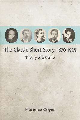 Book cover of The Classic Short Story, 1870-1925: Theory of a Genre (PDF)