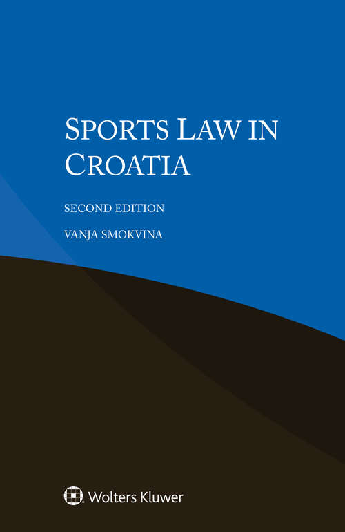 Book cover of Sports Law in Croatia