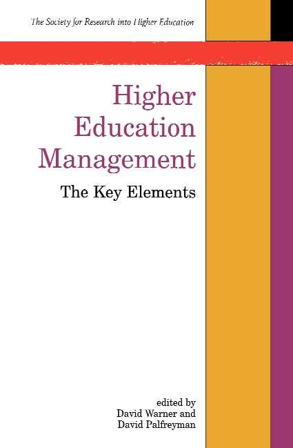 Book cover of Higher Education Management (UK Higher Education OUP  Humanities & Social Sciences Higher Education OUP)