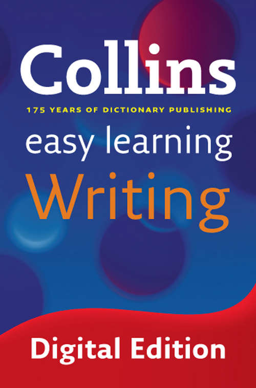 Book cover of Easy Learning Writing (ePub edition) (Collins Easy Learning English)