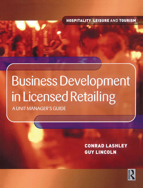 Book cover of Business Development in Licensed Retailing