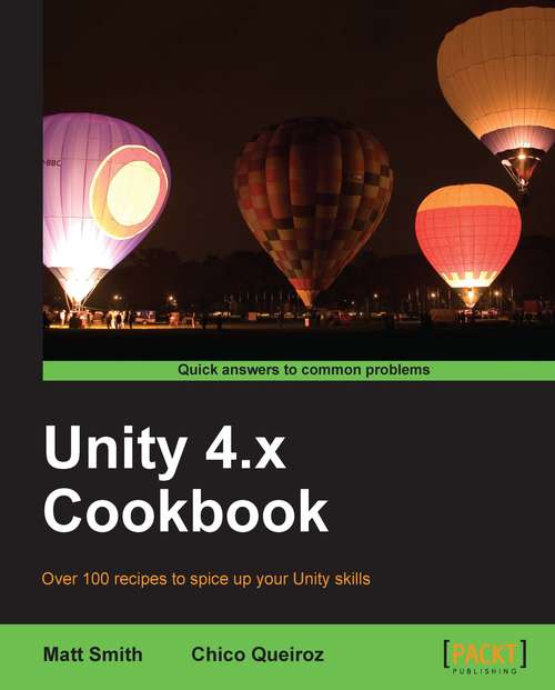 Book cover of Unity 4.x Cookbook