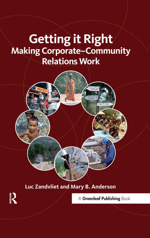 Book cover of Getting it Right: Making Corporate-Community Relations Work