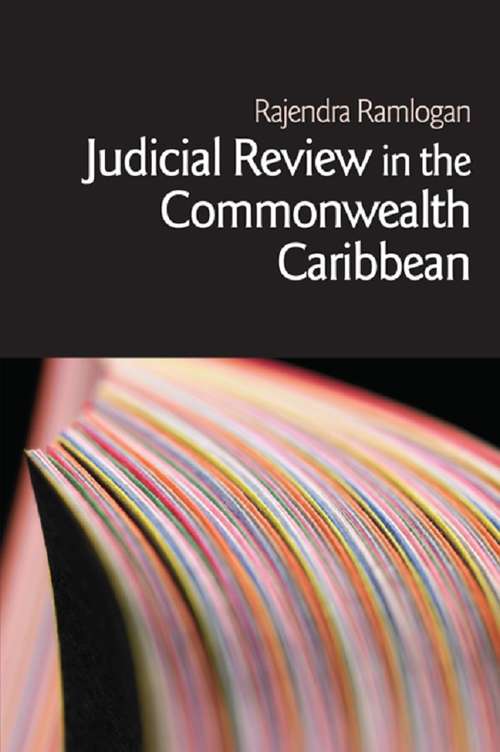 Book cover of Judicial Review in the Commonwealth Caribbean