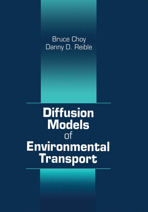 Book cover of Diffusion Models of Environmental Transport