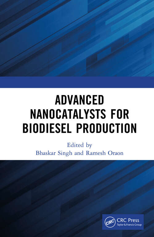 Book cover of Advanced Nanocatalysts for Biodiesel Production