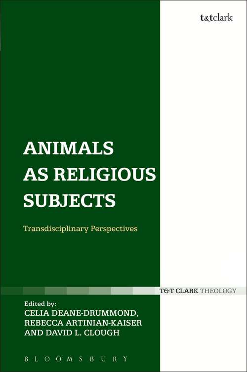 Book cover of Animals as Religious Subjects: Transdisciplinary Perspectives