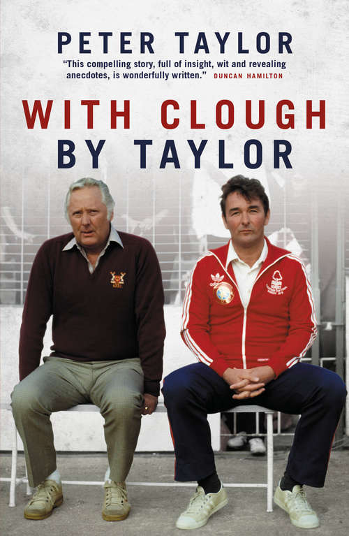 Book cover of With Clough, By Taylor
