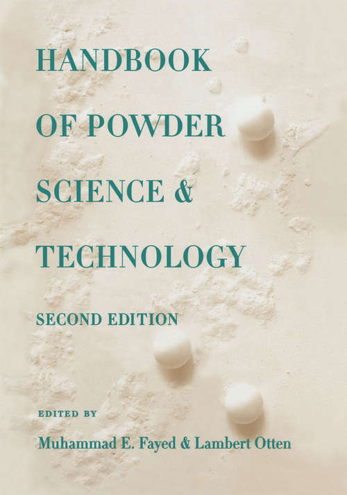 Book cover of Handbook of Powder Science & Technology (2nd ed. 1997)