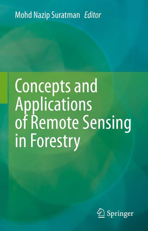 Book cover of Concepts and Applications of Remote Sensing in Forestry (1st ed. 2022)