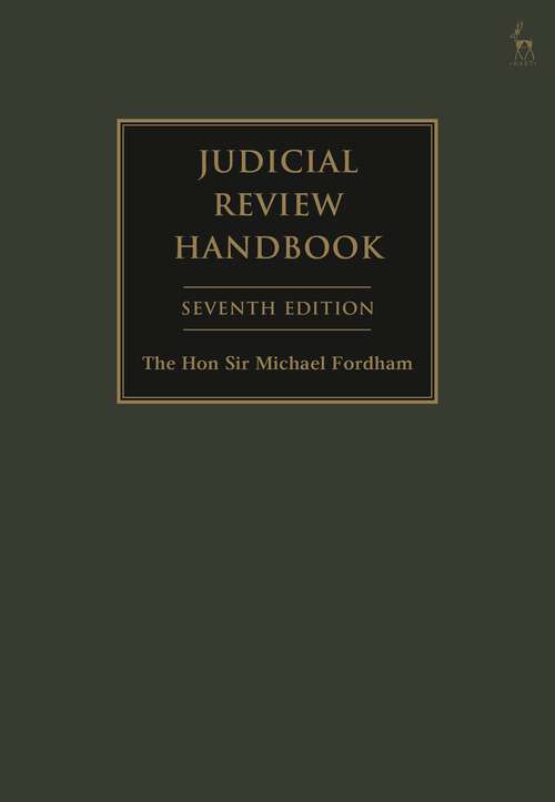 Book cover of Judicial Review Handbook (7)